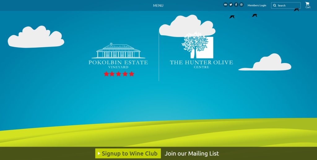 Pokolbin Estate Vineyard Website Design & SEO Northern Rivers NSW - JezNorthWeb