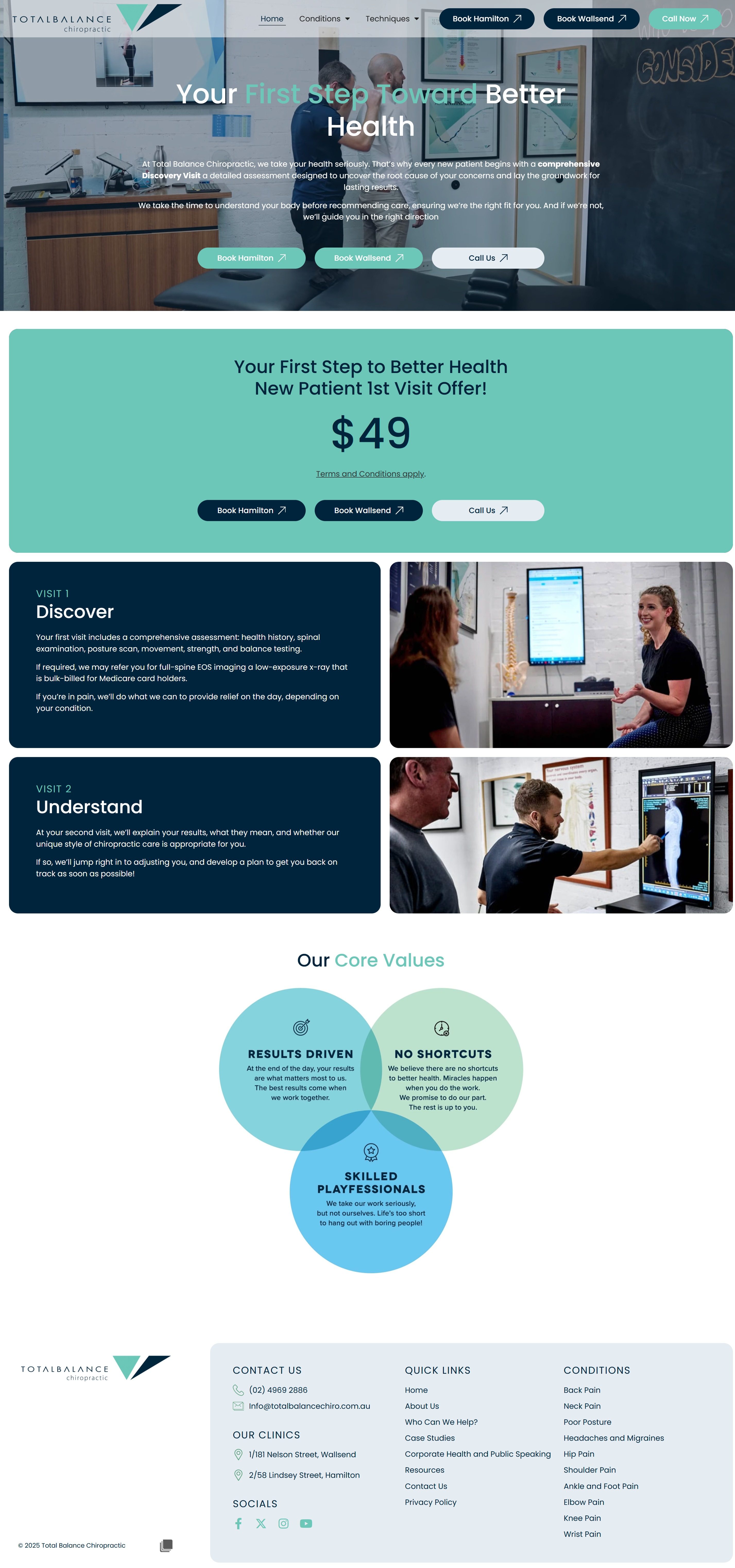 total balance chiropractic newcastle