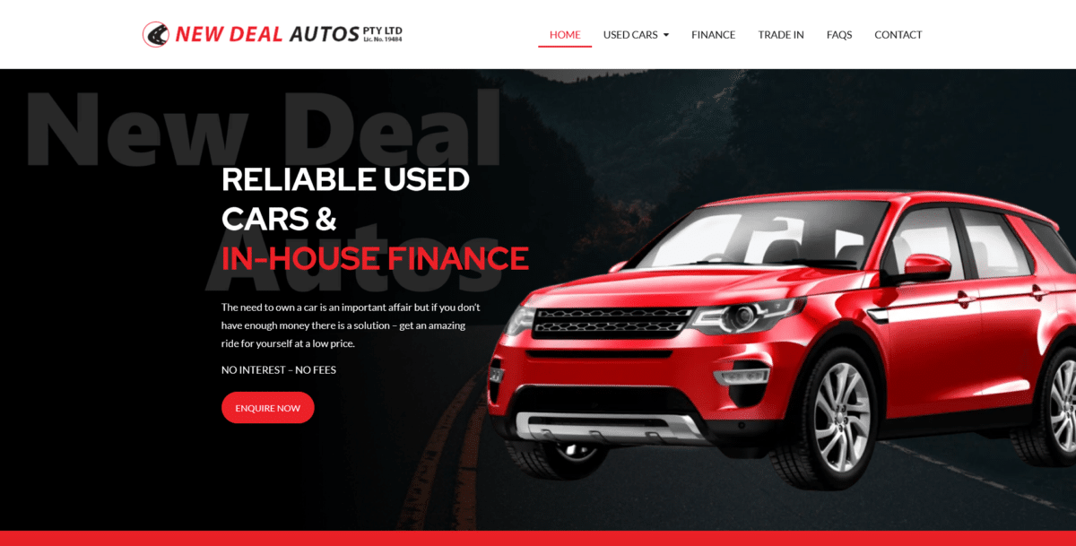 New Deal Autos Jezweb