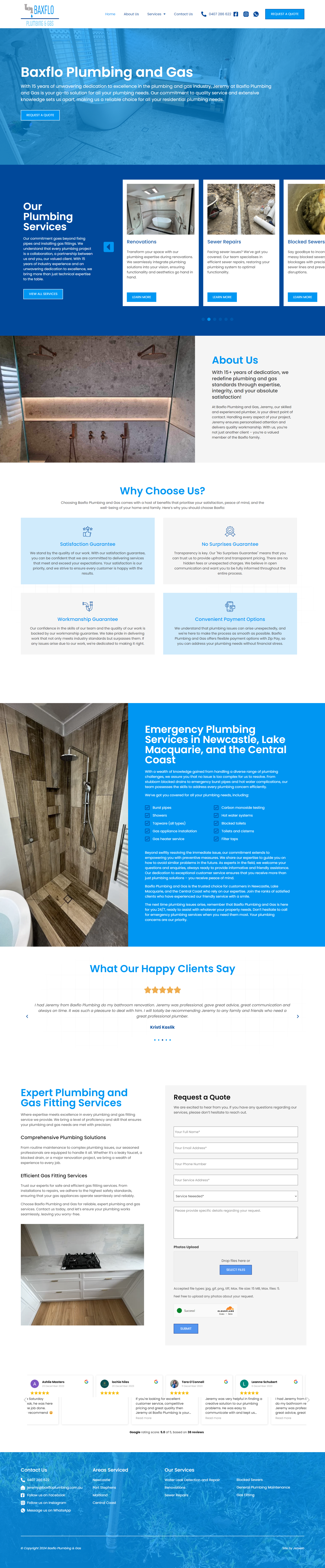 Baxflo Plumbing and Gas -