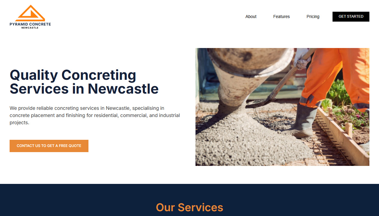Pyramid Concrete Newcastle - Jezweb