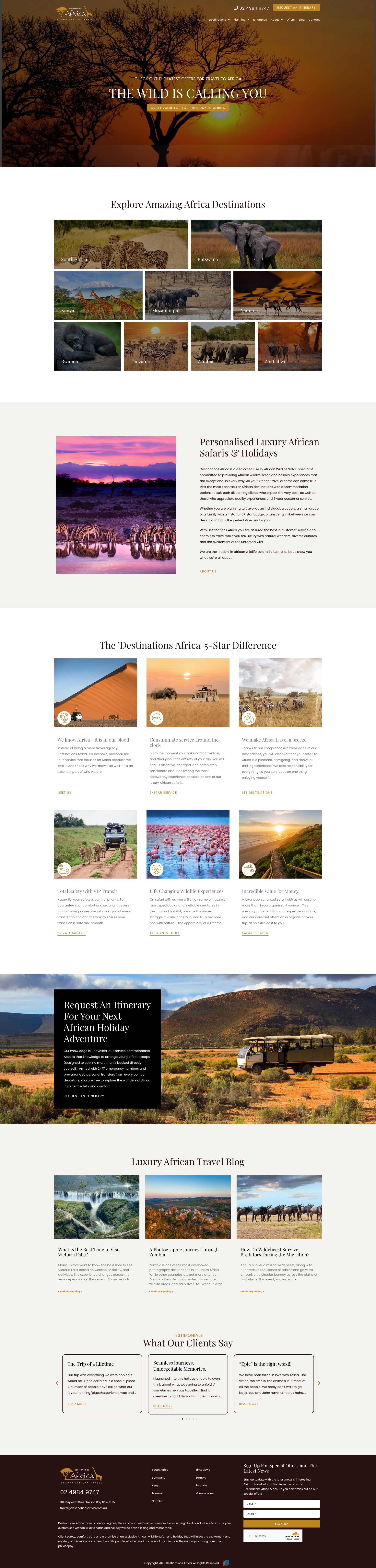 Destinations Africa -