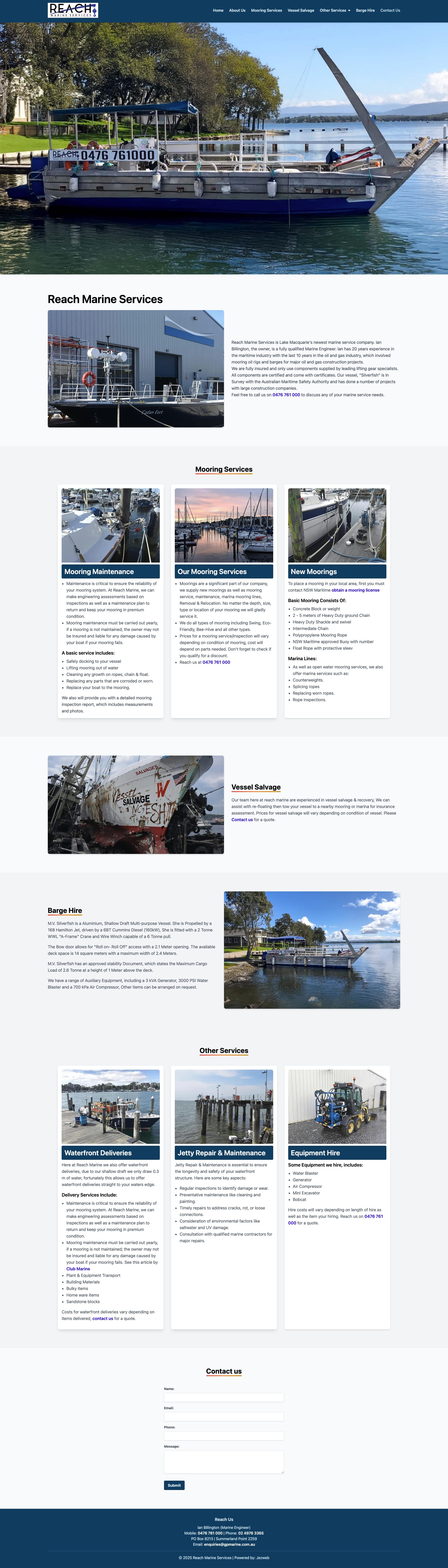 Reach Marine Services -