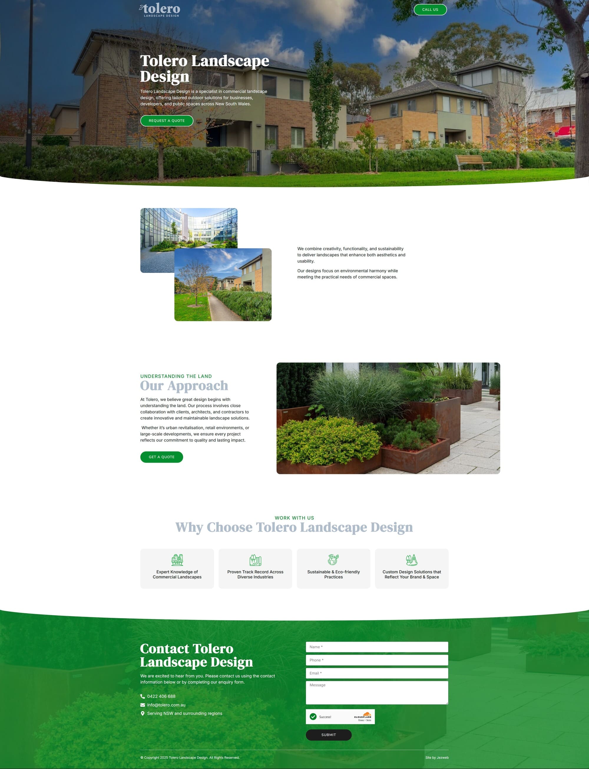 tolero landscape design