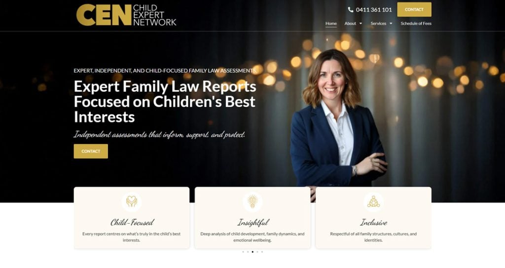 Education and Childcare Website Design -