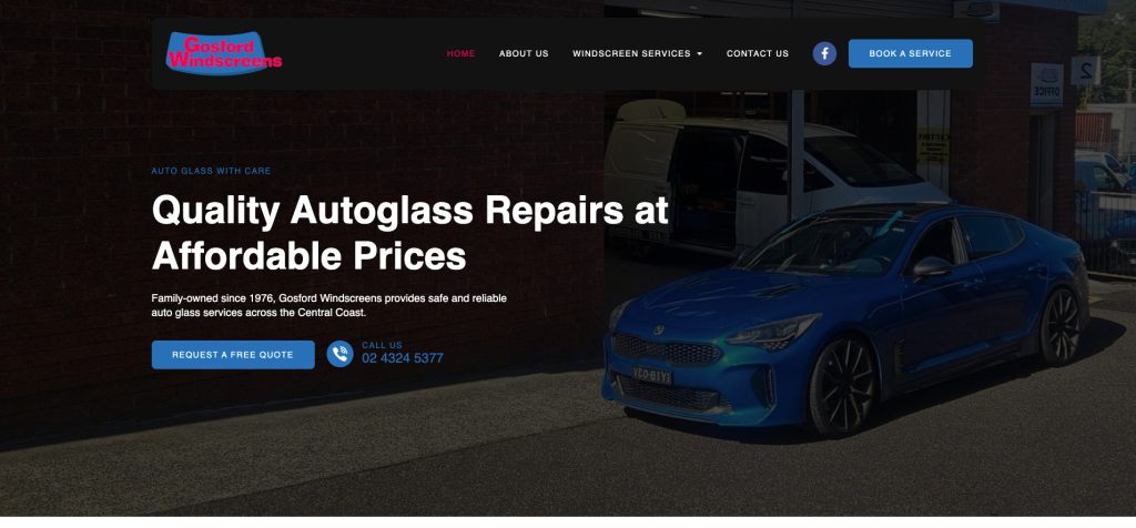 Automotive Website Design -