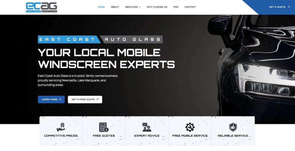 Automotive Website Design -