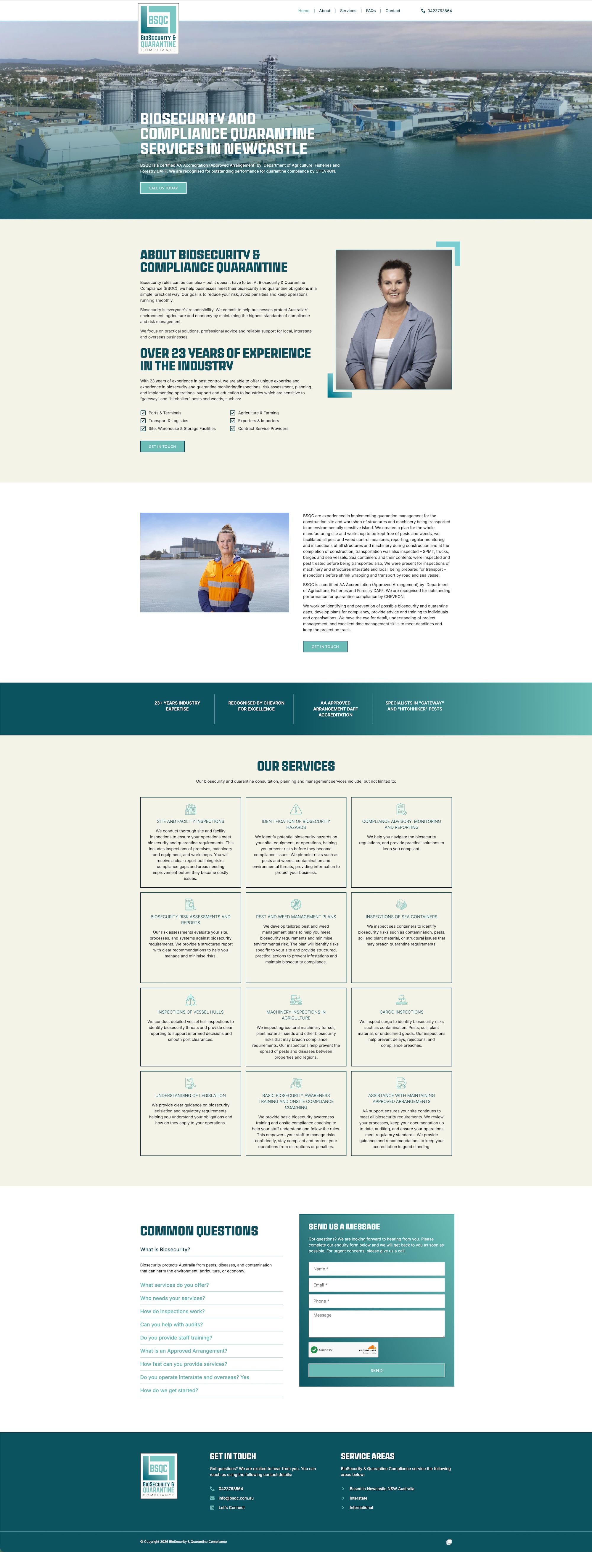 BioSecurity and Compliance Quarantine Services in Newcastle