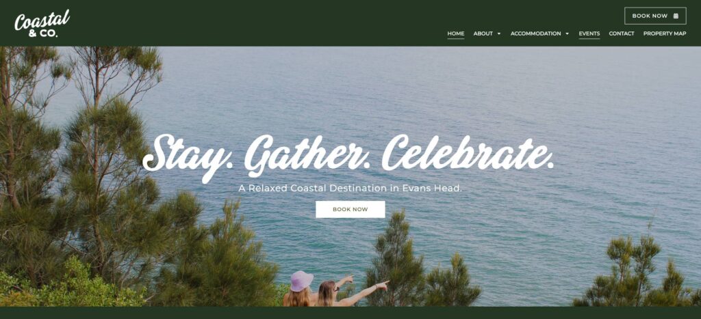 Accommodation Website Design -