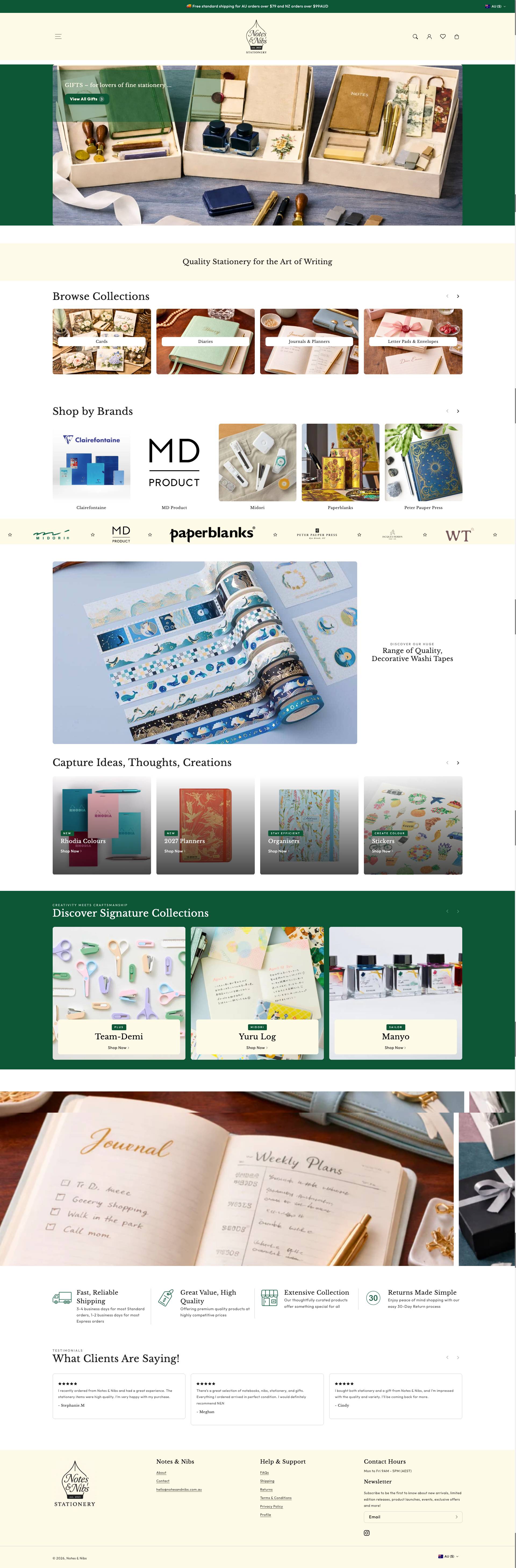 Notes & Nibs Stationery -