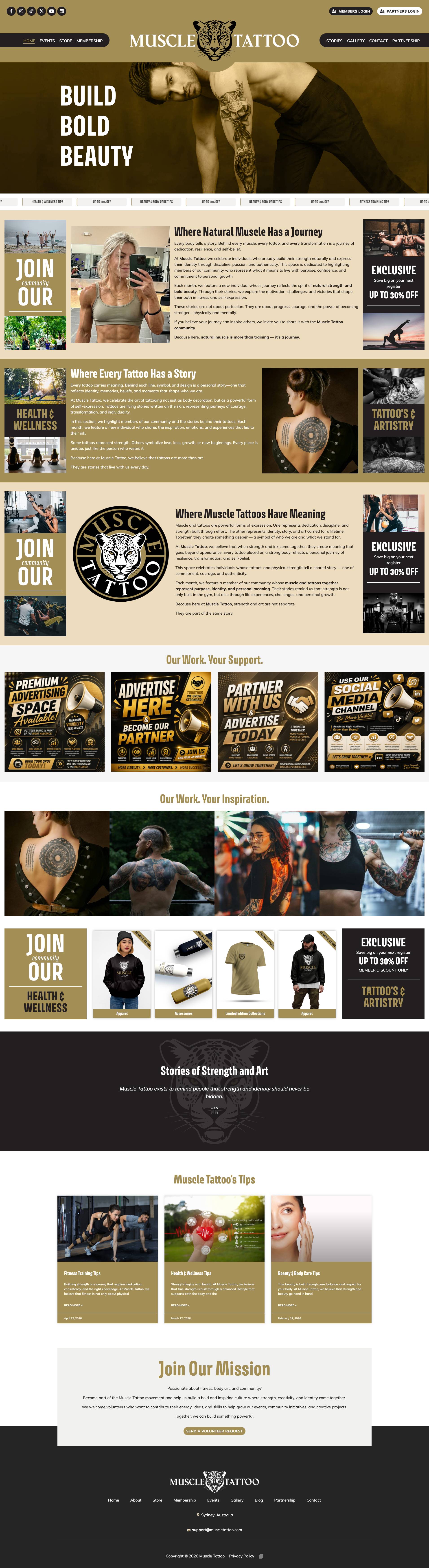 Muscle Tattoo -